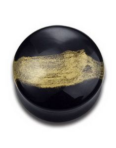 Gold Shadow - Sort Piercing Plug