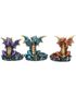 Hear No Evil, See No Evil - 3 stk Små Dragefigurer 5 cm