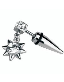 Hanging Diamond Star - Fake Piercing