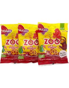 28 Stk Poser Med Malaco Zoo Original - Hel Kasse 2,26 Kg