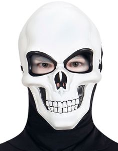 Hvid Kraniemaske i Hårdplast