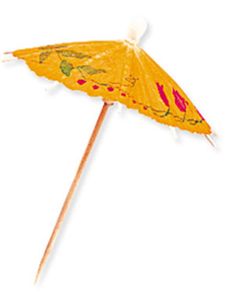 144 Stk Parasol Cocktailpinde 10 cm - Partypakke