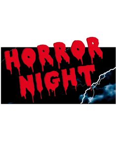 Horror Night - 30x55 cm PVC Vægdekoration - Zombie Horror