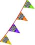 8 meter Holografisk Banner med Tallet 90