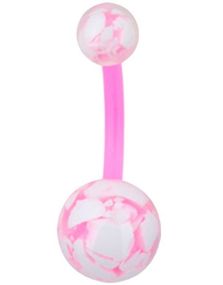 Slik Rosa Navlepiercing