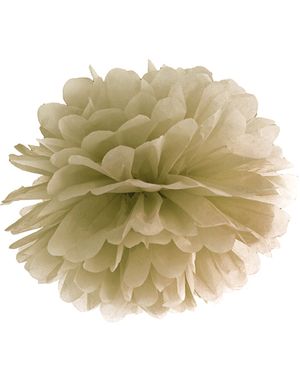 Guldfarvet Pom Pom 35 cm