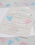 10 stk Invitationer - Babyshower - Baby Girl or Baby Boy