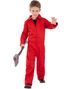 Rød Jumpsuit Kostume til Børn