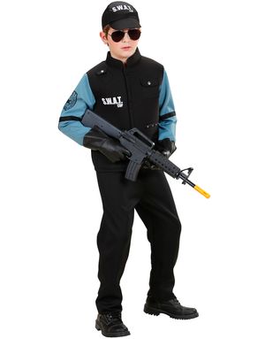 SWAT Politi Kostume til Børn