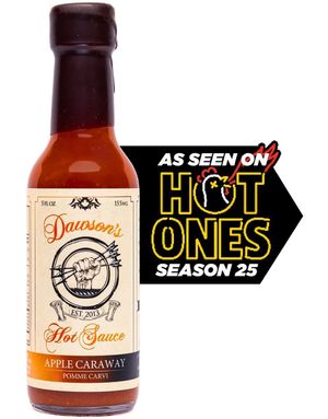 Dawson's Apple Caraway Hot Sauce - Habanero Chilisaus med Eple og Karve 148 ml (Canada)