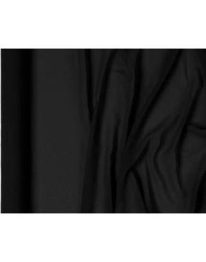 Sort Bordløber i Chiffon - 48 cm x 5 meter