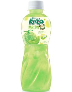 Kato Fruit Juice Nata De Coco Melon - Juice med Melonsmak og Kokosgelebiter 320 ml (Thailand)