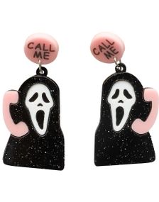 "Call Me" - Spøgelsesøreringe Med Telefon Og Tekst