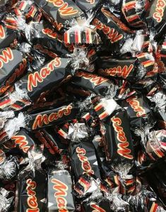 2,5 kg Små Mars-chokolader - Hel æske