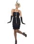 Daisy The Gatsby Flapper Damekostume - Sort