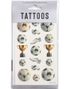 17 stk Assorterte Fotball Tatoveringer