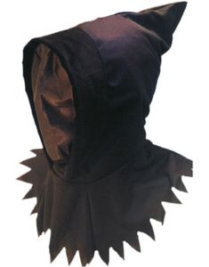 Svart Hette med Maske