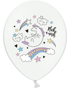 6 stk 30 cm Latexballoner - Magisk Enhjørning