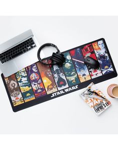 Stor licenseret Star Wars skrivebordsmåtte/musemåtte 30x80 cm