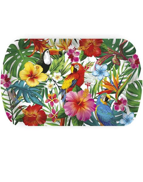 Serveringsfat med Hawaii Tema - 39x24 cm