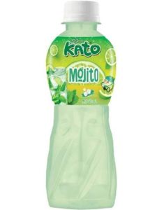 Kato Fruit Juice Nata De Coco Mojito - Juice med Mojitosmak og Kokosgelebiter 320 ml (Thailand)