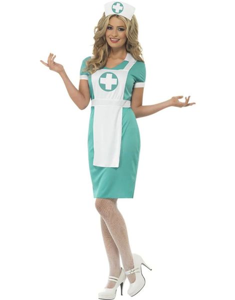 Scrub Nurse - Sygeplejerskekostume til Damer