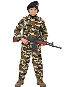 Militær Kostume til Børn med Hat
