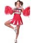 Amerikansk Cheerleader Damekostume