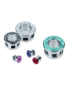 Piercing Tunnel med Rosa Sten