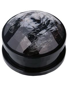 Moon Stone Grey - Sort Piercing Plug
