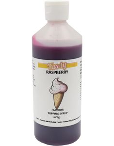 Tas-ty Raspberry Topping Sauce - Dessert Sirup/Saus med Bringebærsmak 625 gram