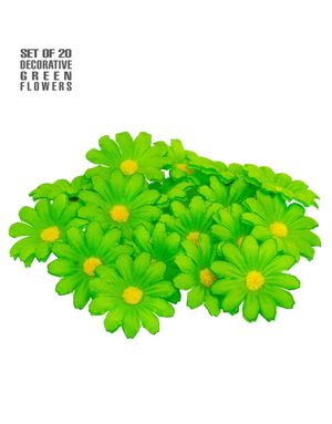 20 stk Grøn Dekorationsblomster