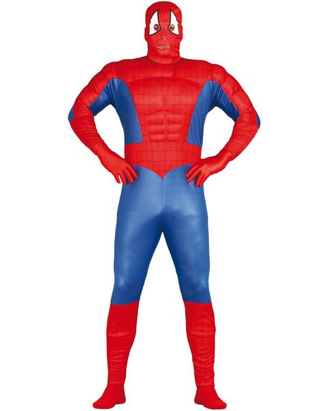 Spiderman Inspireret - Superhelt Herrekostume 2 Dele