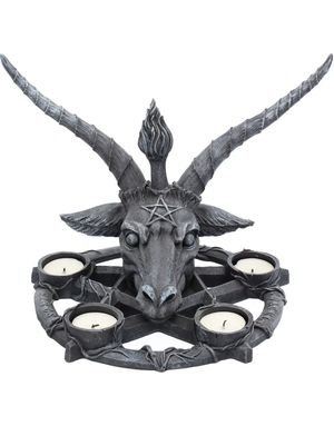Baphomet Pentagram til fyrfadslys 27 cm