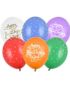 6 stk 30 cm Ballonger - Happy Birthday To You Ballongbukett