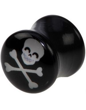Happy Death - Sort Piercing Plug