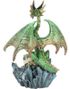 Emerald Oracle - Grønn Dragefigur 19 cm