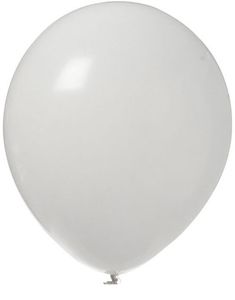 10 stk 30 cm - Hvide Balloner