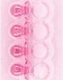 4 stk Rosa Sutter 5 cm