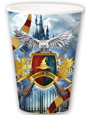 6 stk Harry Potter Inspirerte Pappkrus 240 ml