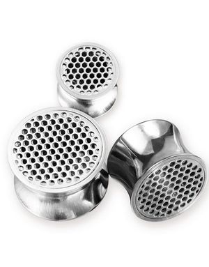 Piercing Plug med Netoverflade