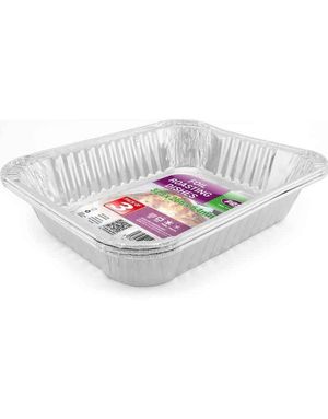 3 stk Store Ildfaste Former i Folie 32,3 x 26,6 x 6,4 cm