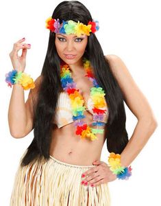 Hawaii Blomsterkrans Sæt - 3 Dele