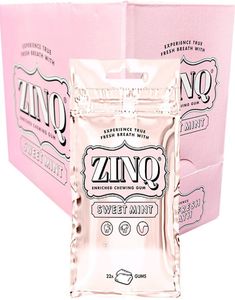 15 stk Zinq Tyggegummi med Sweet Mintsmak - Hel Eske 472 gram