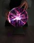 Plasma Ball med Kontakt, Lyd og Vibrasjonssensor