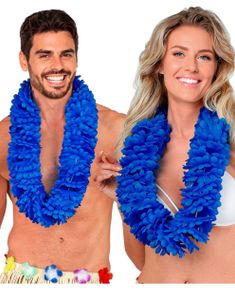 Blå - Hawaii Krans