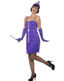 Daisy The Gatsby Flapper Damekostume - Lilla