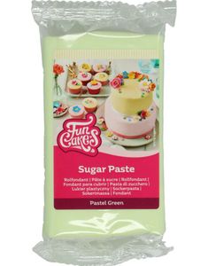 Funcakes Fondant - Pastel Green / Pastellgrønn 250 gram