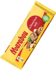 Marabou Sjokoladeplate med Schweizernøtt 100 gram