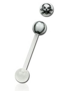White Skull - Tungepiercing